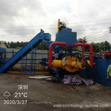 Steel Copper Chips Horizontal Briquette Press Machine